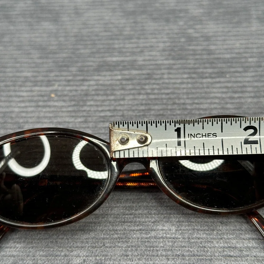 J.Crew Tortoiseshell Oval Y2K Sunglasses Brown Amber Vintage Style 13750